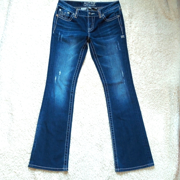 Miss Me M Series Buckle Exclusive Distressed Bootcut Jeans - Picture 3 of 12